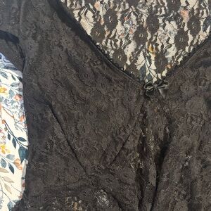 Black Lace Top